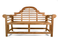 Teak Lutyens bench