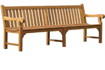 Granchester 7ft teak garden bench