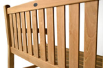 Granchester 120cms teak garden bench seats 3
