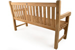 Granchester 150cms teak garden bench seats 3