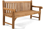 Granchester 180cms teak garden bench