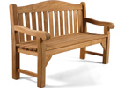 Jubilee 150cms teak garden bench seats 2