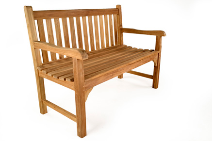 Sandringham 2 seater teak Bench for sale at Just Teak