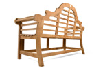Lutyens 3 Seater Teak Bench