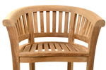 Teak garden chairs
