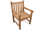 Teak garden chairs