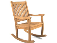 Teak rocking chair