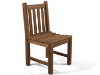 Teak side chair