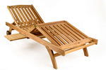 Teak garden steamer chairs