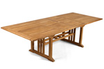 teak extending table