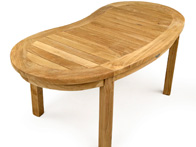 Madingley teak coffee table on sale at Just Teak